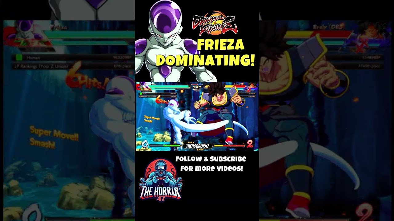 Frieza Dominating! Dragon Ball FighterZ Multiplayer Gameplay!