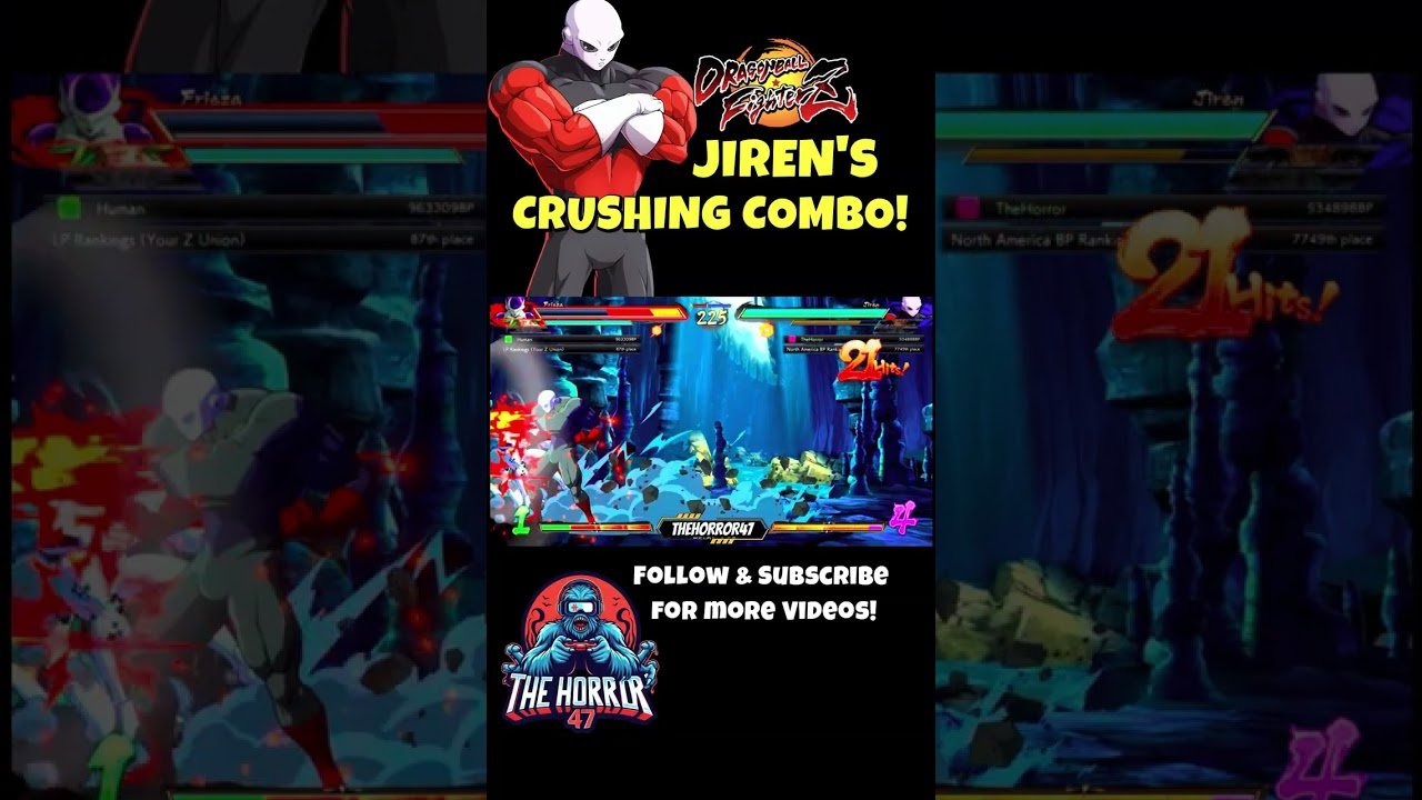 Jirens Crushing Combo! Dragon Ball FighterZ Multiplayer Gameplay!
