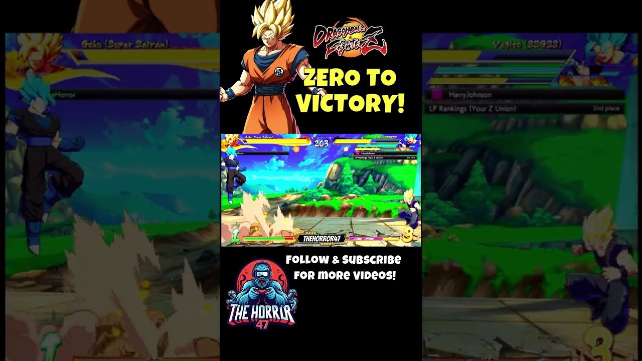 Zero to Victory 🏆! Dragon Ball FighterZ Multiplayer Gameplay!