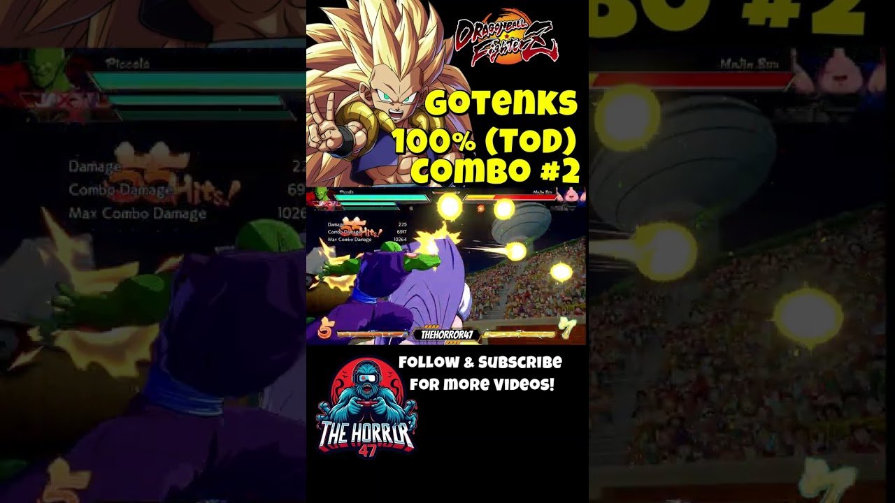 Gotenks Incredible 100% TOD Combo #2! Dragon Ball FighterZ Multiplayer Gameplay!