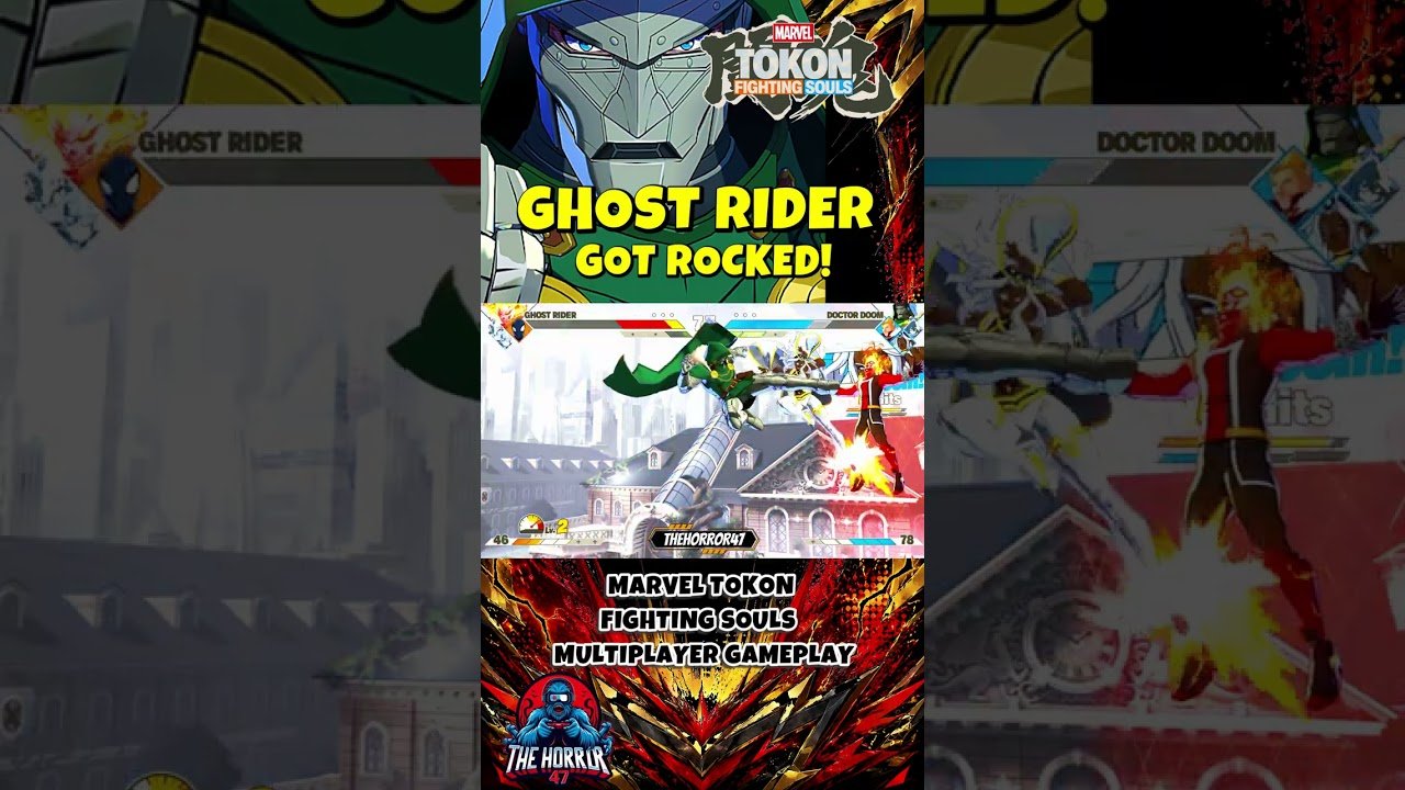 GHOST RIDER GOT ROCKED! Marvel Tokon Fighting Souls Gameplay!